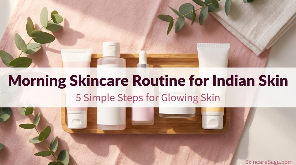 Morning skincare routine